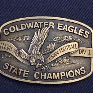 Vintage 1985 Coldwater Eagles State Champion - Limited Edition. numbered